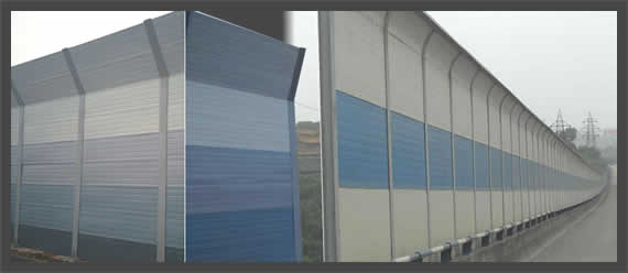 Road Sound Reduction Acoustic Panel Barrier
